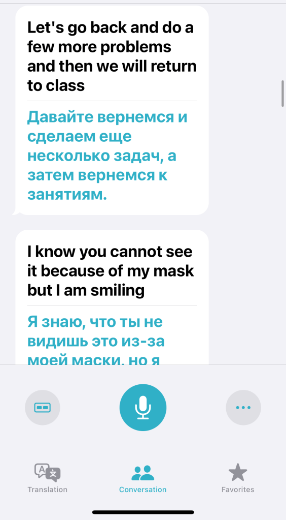 Let's go back and do a few more problems, and then we will return to class. I know you cannot see it because of my mask, but I am smiling.