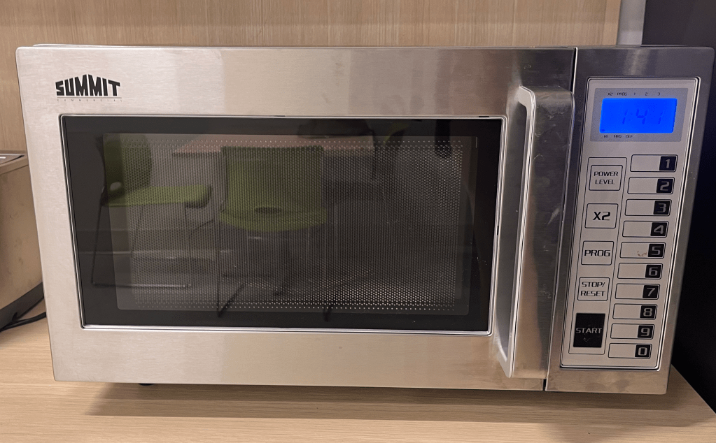 the real microwave in room 2220!