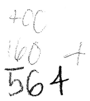 400 + 160 + 4 = 564
